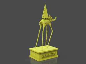 Salvador Dali Elephants 3D Print Model