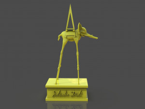 Salvador Dali Elephants 3D Print Model