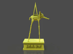 Salvador Dali Elephants 3D Print Model