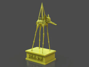 Salvador Dali Elephants 3D Print Model