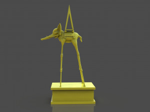 Salvador Dali Elephants 3D Print Model