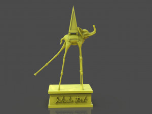Salvador Dali Elephants 3D Print Model