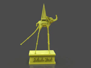 Salvador Dali Elephants 3D Print Model