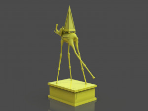 Salvador Dali Elephants 3D Print Model