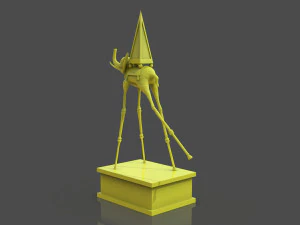 Salvador Dali Elephants 3D Print Model