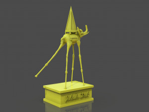 Salvador Dali Elephants 3D Print Model