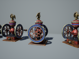 Antique Coffee Grinder Modelo 3D