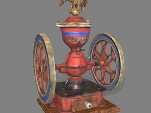 Antique Coffee Grinder Modelo 3D