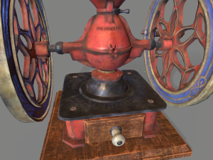 Antique Coffee Grinder Modelo 3D
