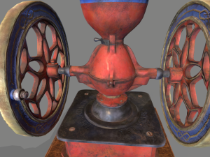 Antique Coffee Grinder Modelo 3D