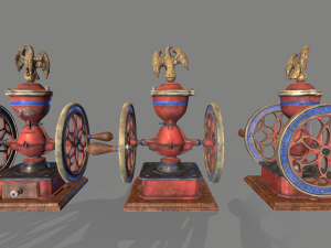 Antique Coffee Grinder Modelo 3D