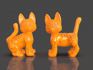 Day of the Dead Cats Modelo 3D