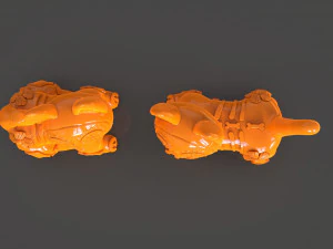Day of the Dead Cats 3D Model