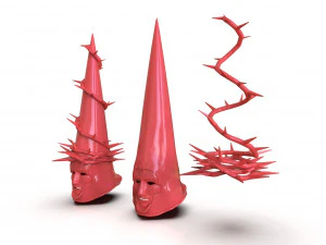 El Penitente Un Casco Estoico Blasfemo Mascarilla Modelo de impresión 3D