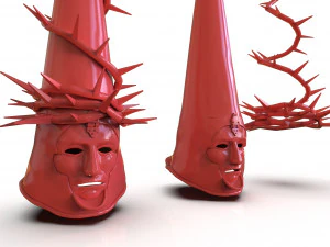 El Penitente Un Casco Estoico Blasfemo Mascarilla Modelo de impresión 3D