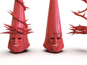 El Penitente Un Casco Estoico Blasfemo Mascarilla Modelo de impresión 3D