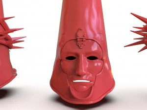 El Penitente Un Casco Estoico Blasfemo Mascarilla Modelo de impresión 3D