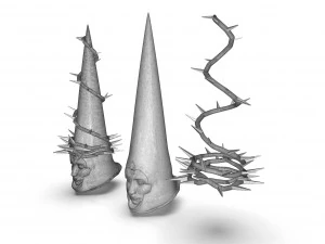 El Penitente Un Casco Estoico Blasfemo Mascarilla Modelo de impresión 3D