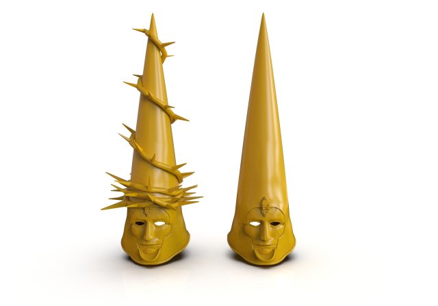 The Penitent One Helmet Blasphemous Close Mouth Modelo de impresión 3D .c4d .max .obj .3ds .fbx .stl .blend 