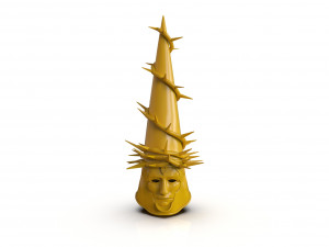 The Penitent One Helmet Blasphemous Close Mouth Modelo de impresión 3D