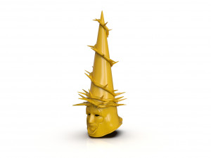 The Penitent One Helmet Blasphemous Close Mouth Modelo de impresión 3D