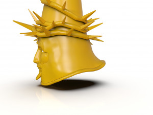 The Penitent One Helmet Blasphemous Close Mouth Modelo de impresión 3D