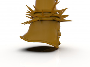 The Penitent One Helmet Blasphemous Close Mouth Modelo de impresión 3D