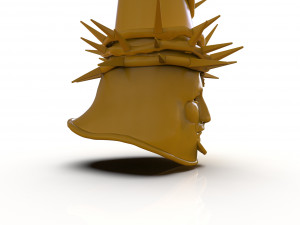 The Penitent One Helmet Blasphemous Close Mouth Modelo de impresión 3D
