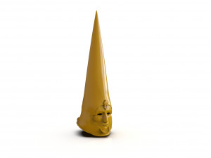 The Penitent One Helmet Blasphemous Close Mouth Modelo de impresión 3D