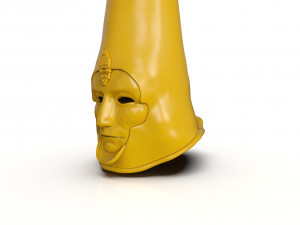 The Penitent One Helmet Blasphemous Close Mouth Modelo de impresión 3D