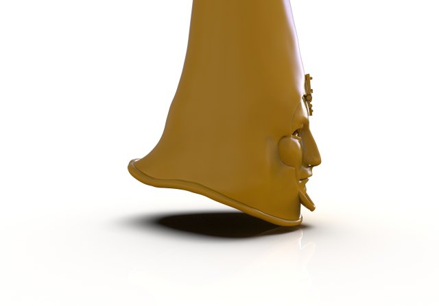 The Penitent One Helmet Blasphemous Close Mouth 3D Принт Модель In.