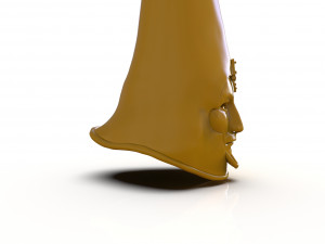 The Penitent One Helmet Blasphemous Close Mouth Modelo de impresión 3D
