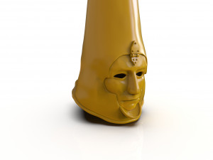 The Penitent One Helmet Blasphemous Close Mouth Modelo de impresión 3D