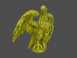 Eagle Sculpture 3D Print Model
