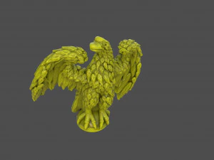 Eagle Sculpture 3D Print Model