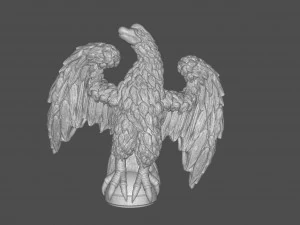 Eagle Sculpture 3D Print Model