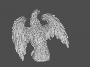 Eagle Sculpture 3D Print Model