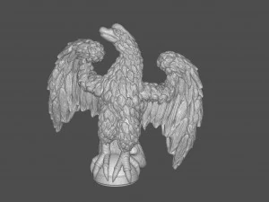Eagle Sculpture 3D Print Model