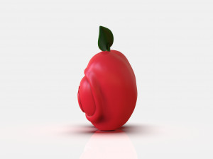 Stylized Little Apple Figurine 3D Print Model
