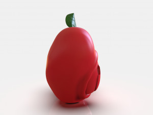 Stylized Little Apple Figurine 3D Print Model