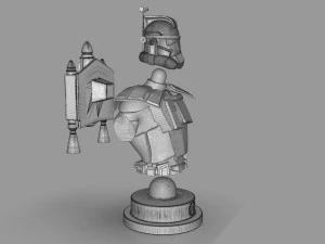 클론 트루퍼 캡틴 렉스 흉상 3D 프린트 모델