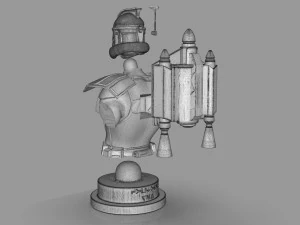 클론 트루퍼 캡틴 렉스 흉상 3D 프린트 모델