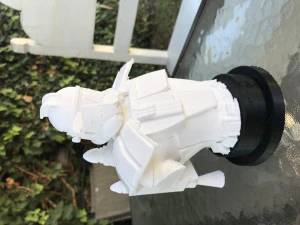 클론 트루퍼 캡틴 렉스 흉상 3D 프린트 모델