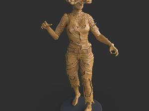 Female Clicker Sculpture 3Dプリントモデル