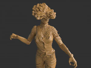 Female Clicker Sculpture 3D Print Model