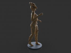 Female Clicker Sculpture Modèles 3D en vedette