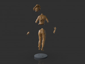Female Clicker Sculpture Modèles 3D en vedette