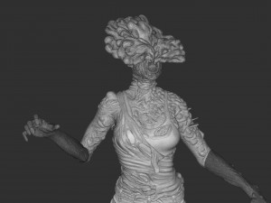 Female Clicker Sculpture Modèles 3D en vedette