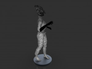 Female Clicker Sculpture Modèles 3D en vedette