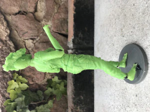 Female Clicker Sculpture 3D Print Model